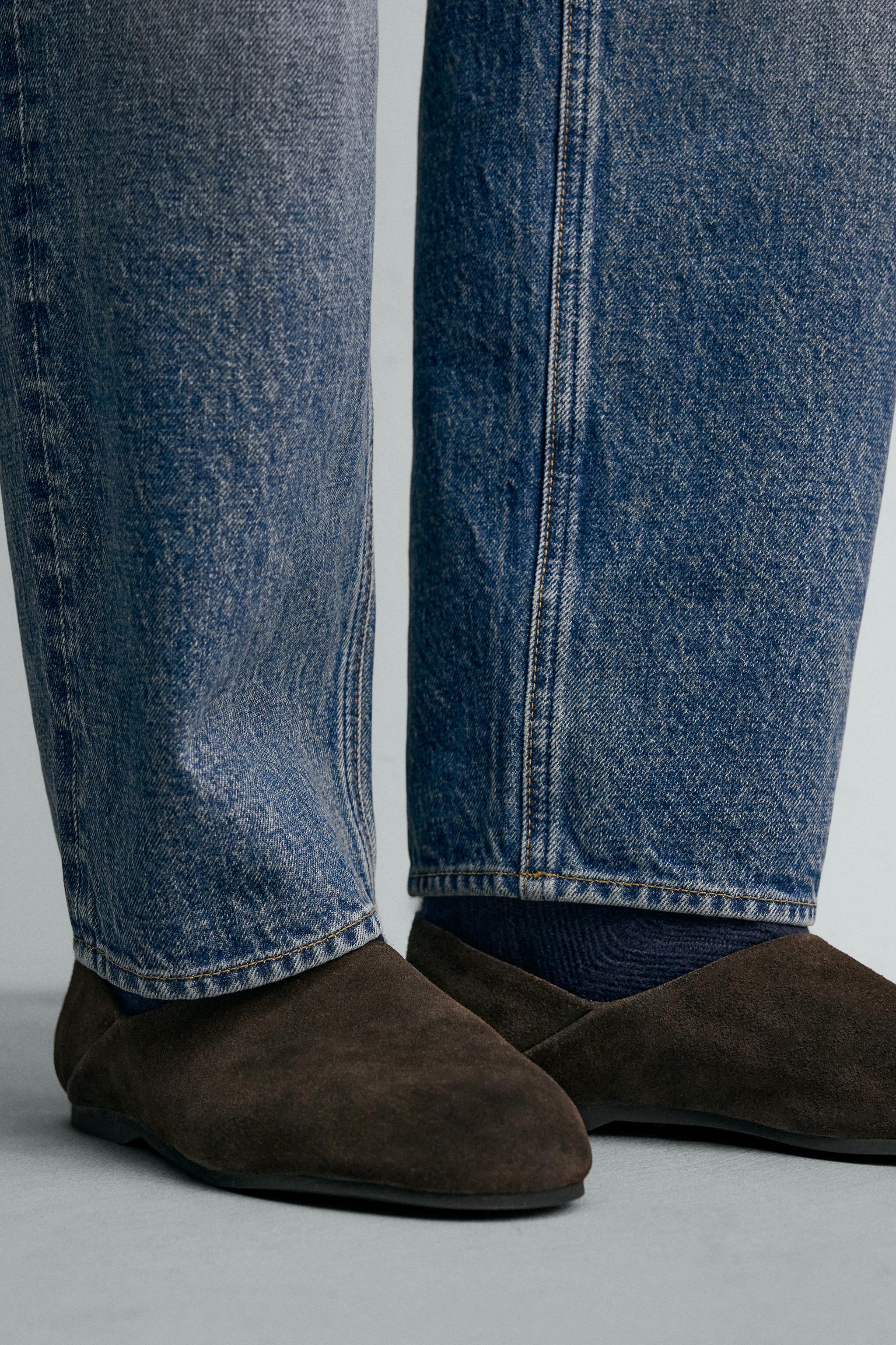 LEATHER SHOES WITH VIBRAM® SOLE AARON LEVINE X ZARA